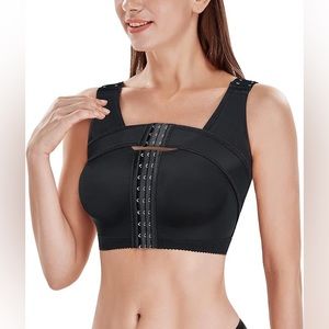 Women Post Surgery Bra Front Closure Compression Tank Top Posture Corrector